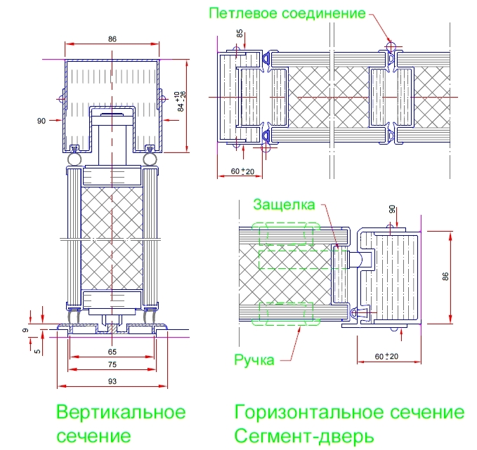 Раздвижные офисные перегородки