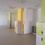 Мягкая раздвижная стена для детского сада.