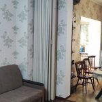 Мягкая раздвижная перегородка в частной квартире