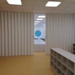 Мягкая раздвижная стена для детского сада.