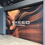 Раздвижная стена для автосалона Exeed в городе Барнаул