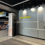 Раздвижная стена для автосалона Exeed в городе Барнаул