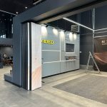 Раздвижная стена для автосалона Exeed в городе Барнаул