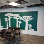 Раздвижная стена Kelman белая