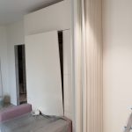 Мягкая белая перегородка для частной квартиры