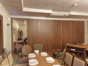 Раздвижная перегородка для ресторана